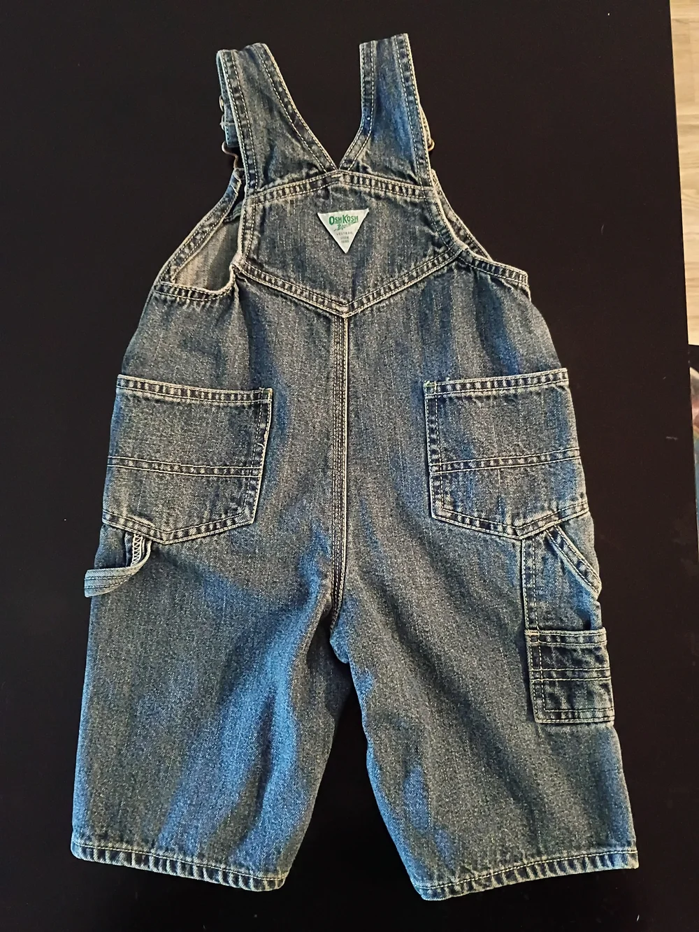 OshKosh B'gosh Baby Boy Denim Overalls – Size 6/9 Months
